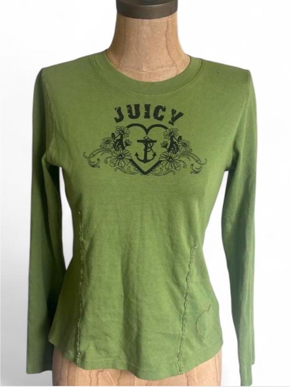 NWT Vintage Juicy Couture Green
Long Sleeve Tee Size 14 (XS)